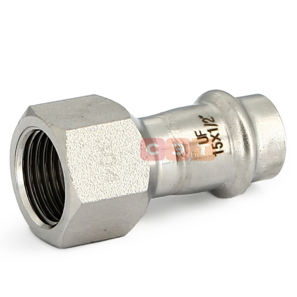 Муфта с ВР пресс нержавеющая  35 х 1  1/4"  UniFitt